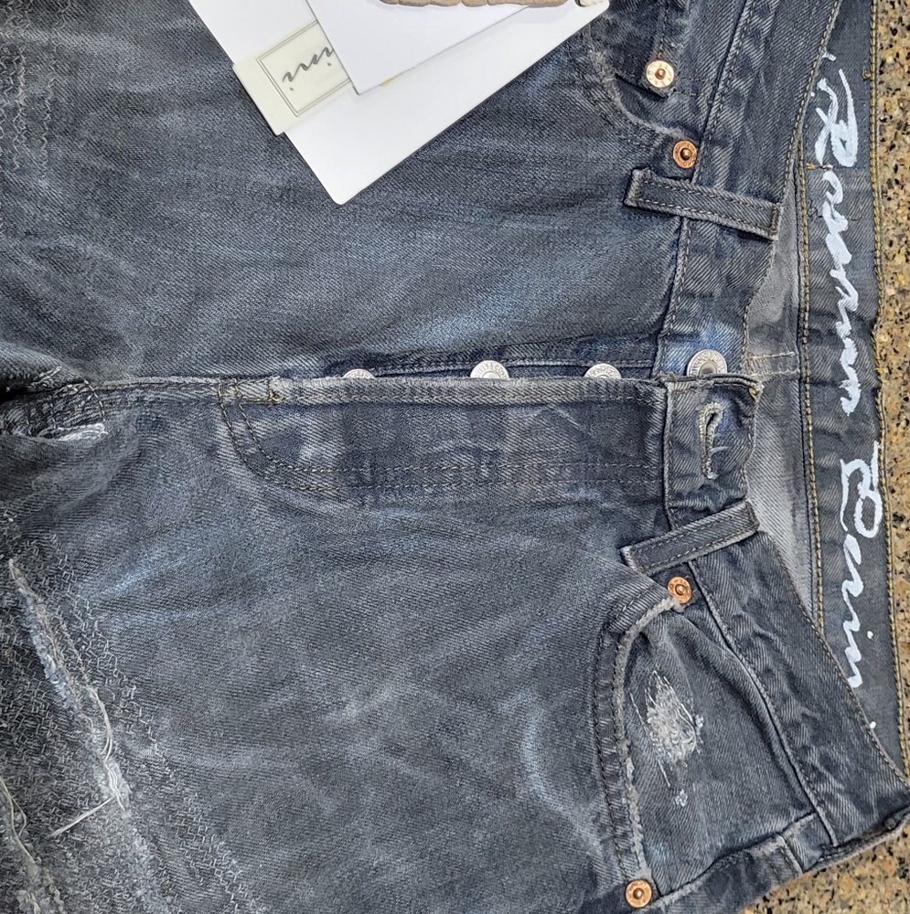 Designer remade jeans made in Italy